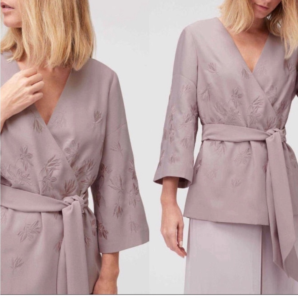 Jacques Vert kimono blazer lavender
